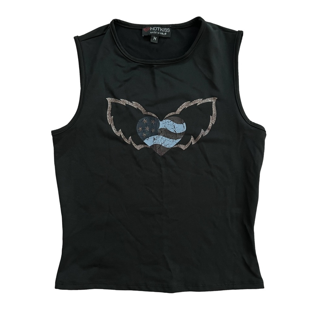 Y2K HEART ANGEL GRAPHIC TANK